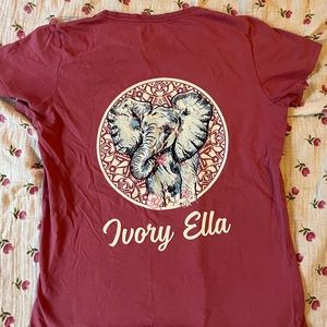 Ivory Ella T-shirt Pink